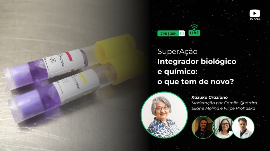 A professora Kazuko Graziano vai nos atualizar sobre o estado da arte da indicação, utilização e interpretação dos integradores químicos e biológicos para os processos de esterilização. Como comprovar a eficiência de um processo de esterilização? Esses integradores bastam ou necessitamos de recursos adicionais? Quais as novidades e quando devemos empregar? Têm bom custo/benefício? Estas e outras questões que os espectadores sugerirem iremos debater com a professora Kazuko.