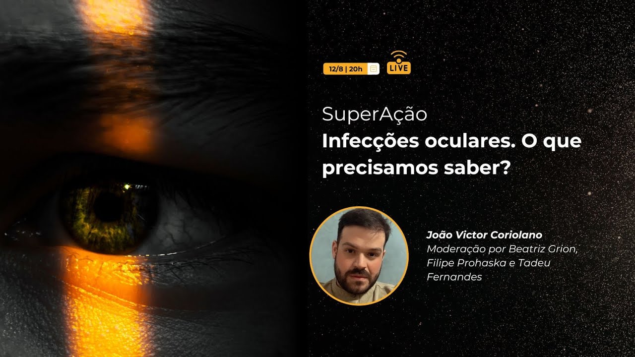 As infecções que acometem o globo ocular e suas adjacências podem ser divididas em várias categorias, dependendo da localização e do tipo de microrganismo envolvido. Vou descrever as principais infecções, os diagnósticos, os agentes etiológicos, os fatores de risco e os tratamentos.