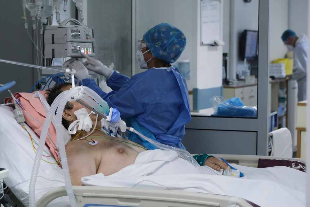 Doctors,In,The,Protective,Suits,And,Masks,At,The,Intensive